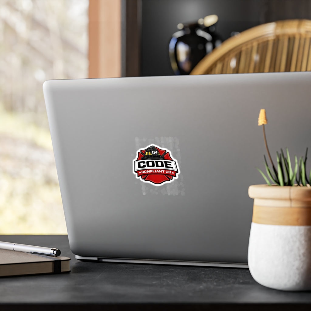 Code Compliant Co Helmet Sticker