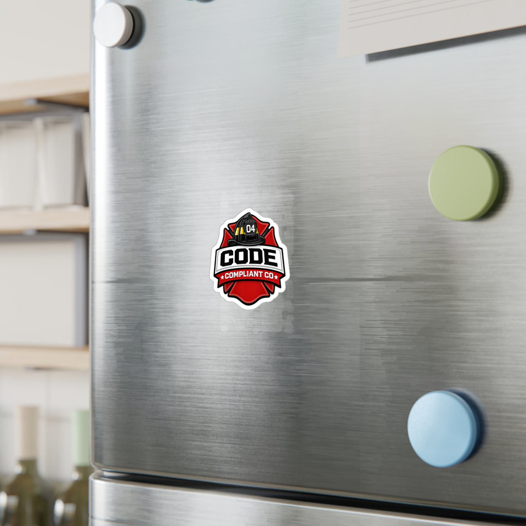 Code Compliant Co Helmet Sticker