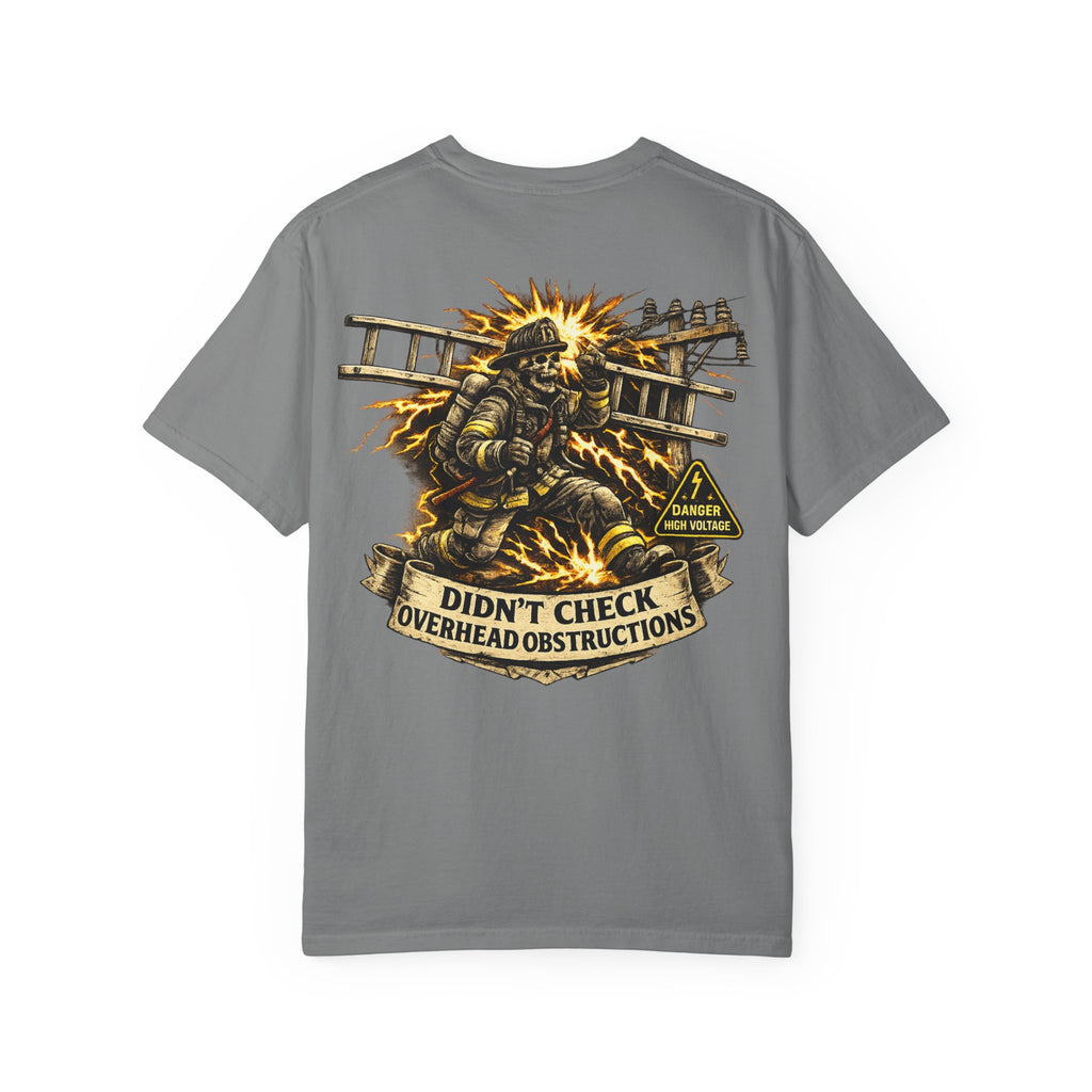 CHECK FOR OVERHEAD OBSTRUCTIONS SHIRT (3 Colors)