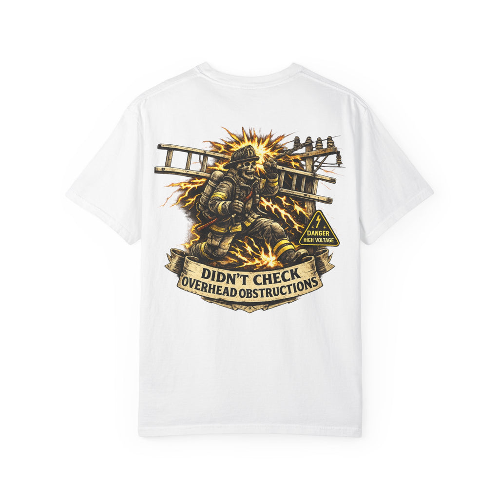 CHECK FOR OVERHEAD OBSTRUCTIONS SHIRT (3 Colors)