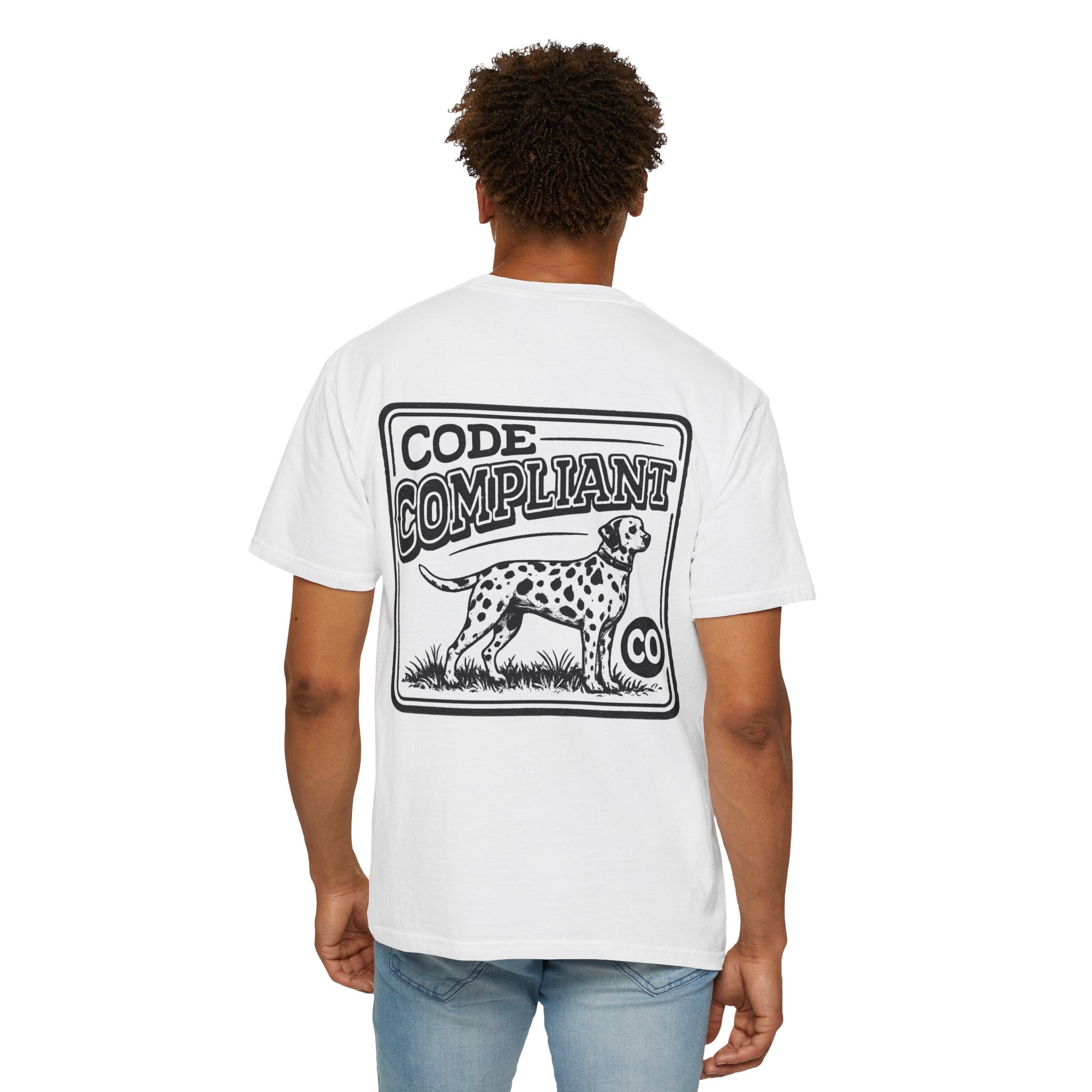 CODE COMPLIANT CO DALMATIAN SHIRT