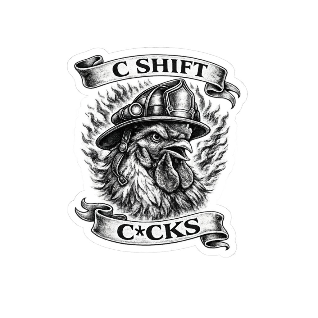 C SHIFT C*CKS HELMET STICKER